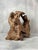 Dimensions: height approx. 37 cm, width approx. 38 cm, depth approx. 25 cm. A distinctive sculptural object made from...