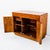 1970s Vintage Mid Century Henredon Campaign Style Bar Cabinet With Brass Accents For Sale - Image 5 of 12