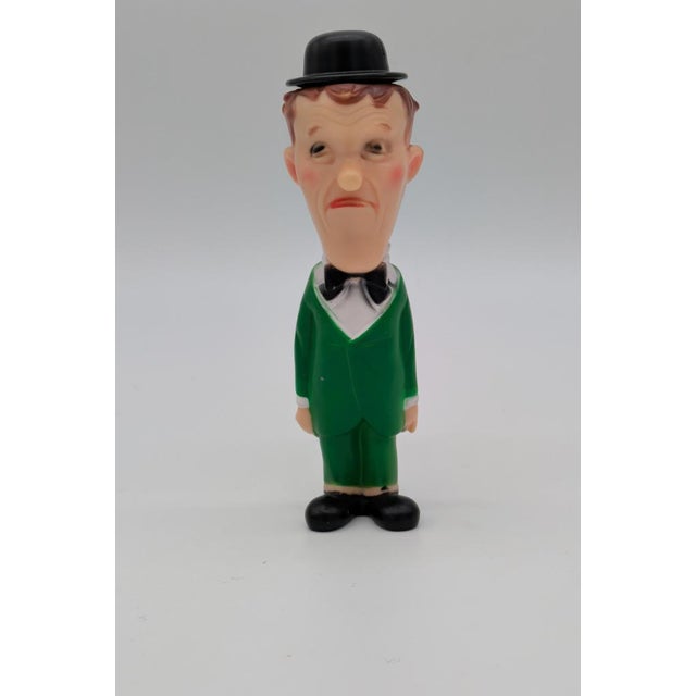 Rubber Laurel & Hardy Figures from Ledraplastic, Set of 2 For Sale - Image 9 of 11
