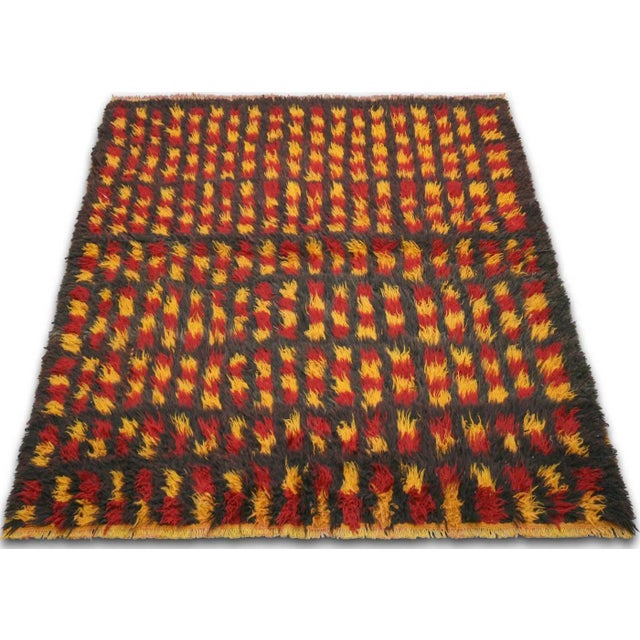 1960s Turkish Tulu Rug For Sale In Los Angeles - Image 6 of 7