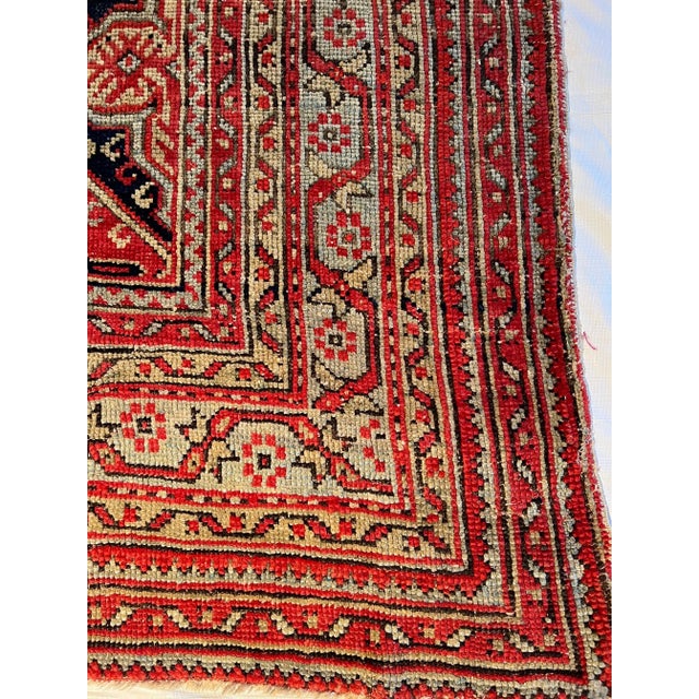 Tribal 19th Century Tribal Oushak Rug For Sale - Image 3 of 5