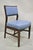 Mid 20th Century Vintage Mid Century Modern Jens Risom Style Blue Sculpted Dining Chair -Set of 6 For Sale - Image 10 of 11