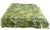 Green 5 Yds VTG MCM Riverdale Screenprint Floral Cotton Fabric '76. Green, White, For Sale - Image 8 of 8