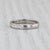 0.30ctw Diamond Wedding Band 14k White Gold Size 4.75 Stackable Ring For Sale - Image 4 of 8