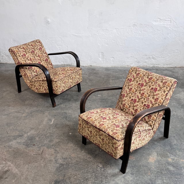 Mid-Century Modern Mid-Century Modern Lounge Chairs by Karel Koželka & Antonín Kropáček, 1960s, Set of 2 For Sale - Image 3 of 11