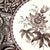 Brown Spode Archive Collection Umber Floral Luncheon Plates - Set of 8 For Sale - Image 8 of 11