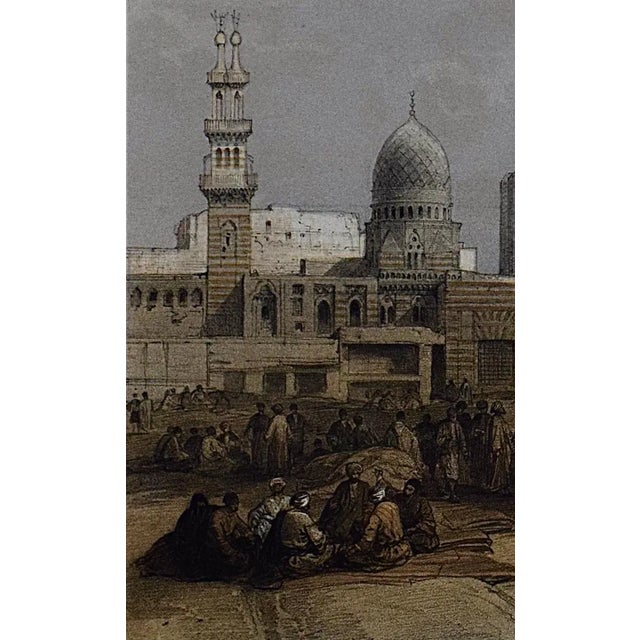 "Entrance to the Citadel Cairo": David Roberts ' 19th C. Hand Colored Lithograph, 1849 For Sale - Image 10 of 12