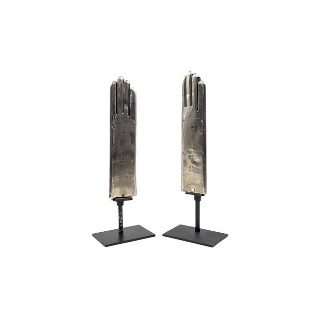 Pair of Glove Warmers, Hilaire Et Cie Grenoble France 1940s For Sale - Image 4 of 13