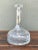 Mid-Century Modern Vintage Etched Glass Decanter With Stopper For Sale - Image 3 of 11