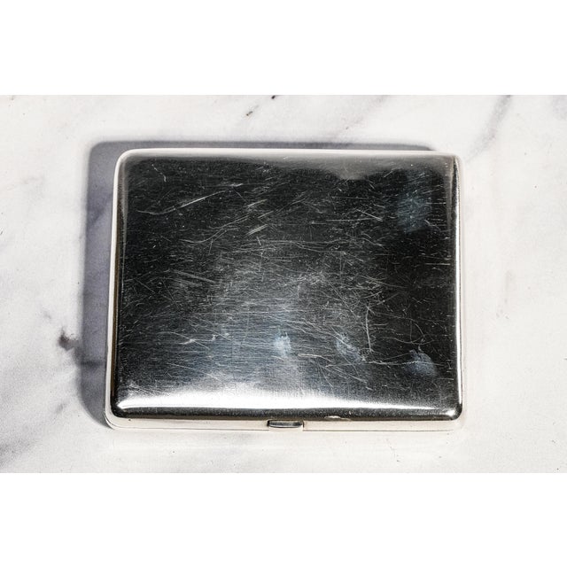 Amazing High Quality Antique Horse Equestrian Theme 875 Imperial Russian Silver Cigarette Case Holder For Sale - Image 15 of 16