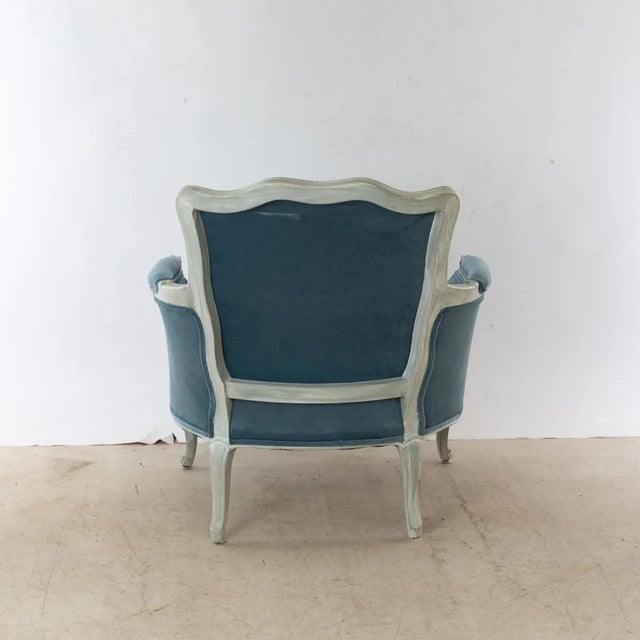 Louis XVI Bergere Armchairs, 1850s, Set of 4 For Sale - Image 4 of 7
