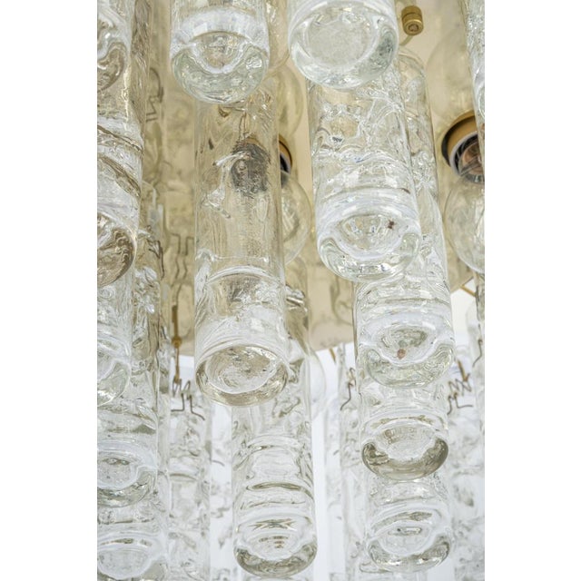 Murano Ice Glass Flushmount from Doria Leuchten, Germany, 1960s For Sale - Image 4 of 15