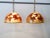 Italian Resin Design Hanging Lamps Leaves, 1980s, Set of 2 For Sale - Image 4 of 18