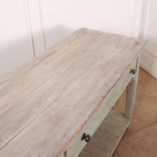 English Painted Potboard Dresser Base For Sale - Image 10 of 12