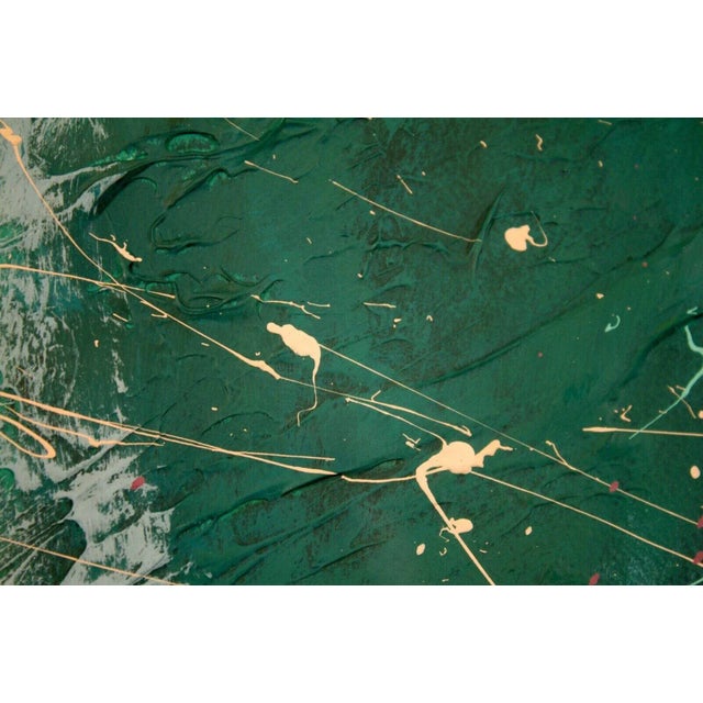 Mid 20th Century Signed Abstract Expressionism Contemporary 172/350 Framed Silkscreen by Stephen Kaye For Sale - Image 10 of 12