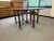 Transparent Late 20th Century McGuire Baker Round Glass Top Faux Bamboo Base Dining Table With Thick Glass Top For Sale - Image 8 of 13