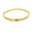 Metal 14k Yellow Gold Men's Solid Link Chain Bracelet For Sale - Image 7 of 9
