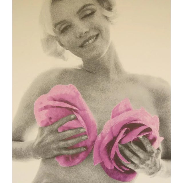 Bert Stern (Bert Stein) Marilyn Pink Roses - 1962 Original exhibition poster Offset printing for the Maillol Museum...