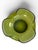 Mid-Century Modern Vintage Olive Green Glass Bowl | Organic Freeform Scalloped Rim | Mid-Century Style For Sale - Image 3 of 5