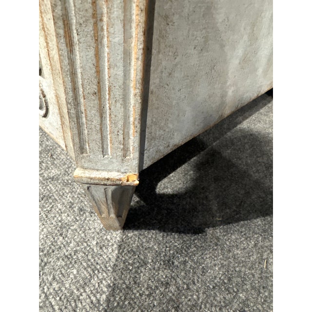 Blue Mid 19th Century Gustavian Style Wardrobe For Sale - Image 8 of 8