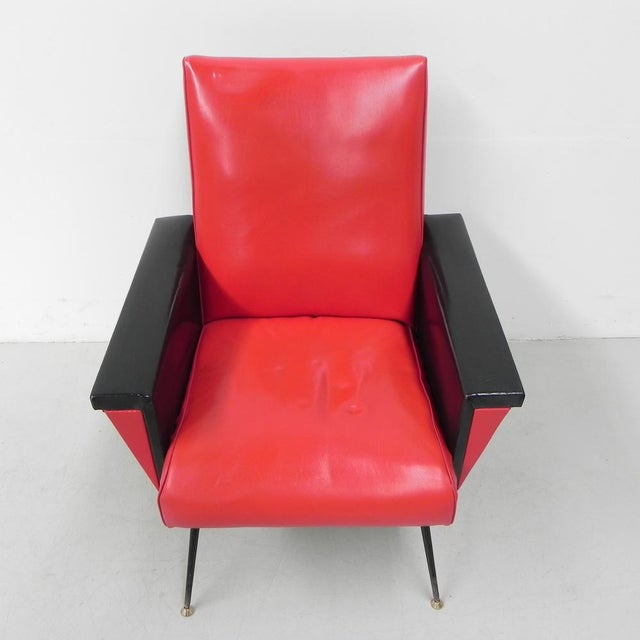 Vintage Skai Armchair, 1950s For Sale - Image 9 of 18