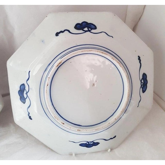 Ceramic Japanese Imari Porcelain Chargers, Set of 2 For Sale - Image 7 of 14