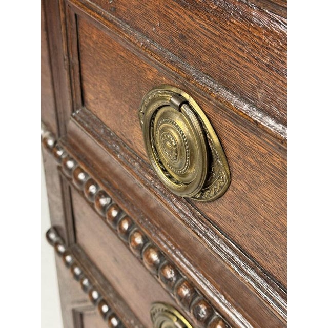 17th Century Antique Oak Chest of Drawers For Sale - Image 12 of 18