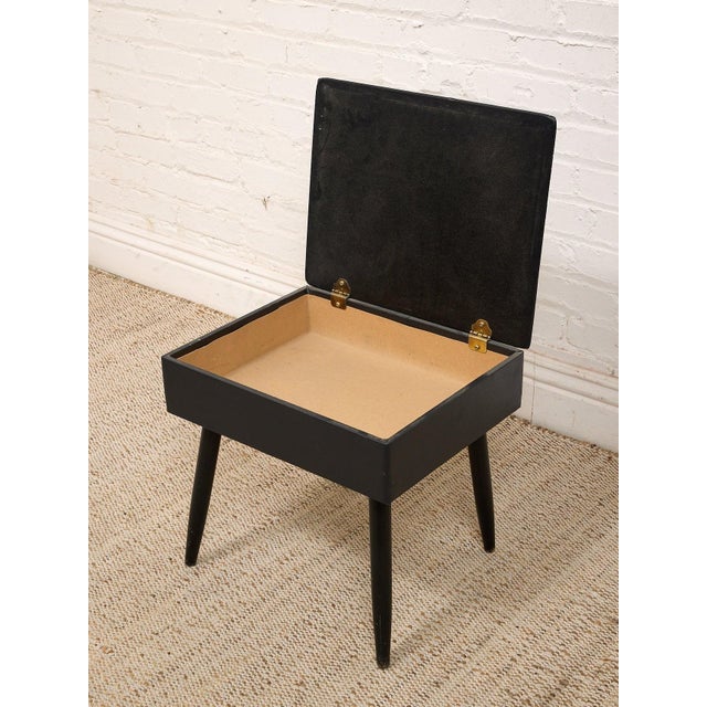 Black Black Stool For Sale - Image 8 of 8