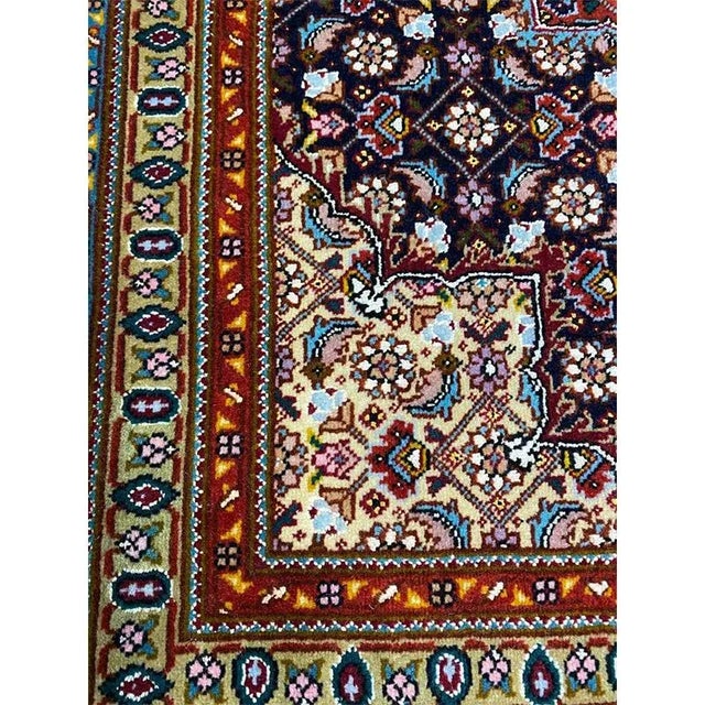 Textile Old Persian Tabriz Masterpiece Area Rug 2'2" X 2'9" For Sale - Image 7 of 11