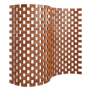 Ambassade Screen in Canaletto Walnut by Charlotte Perriand For Sale