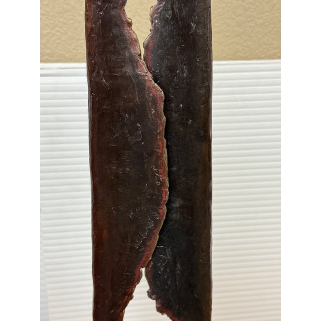 Abstract Cast Metal Blade Sculpture, Unmarked For Sale In San Francisco - Image 6 of 12