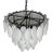 Noir NOIR Lotus Milk Glass Chandelier, Large For Sale - Image 4 of 8