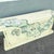 1980s Vintage Hand Painted Crackle Finished Cream Teal and Pink Credenza For Sale - Image 5 of 12
