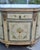 Vintage Venetian Demilune Cabinet Painted Accent Chest Commode For Sale In Philadelphia - Image 6 of 14