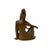 Asian 5" Wood Carved Zen Meditation Guan Yin Bodhisattva Serene Figure For Sale - Image 3 of 9