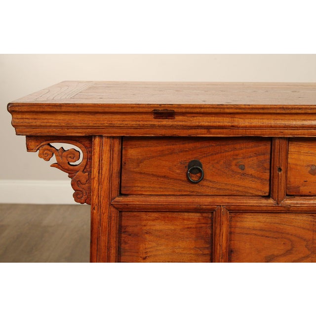 Antique Chinese Hardwood Altar Table For Sale - Image 10 of 12
