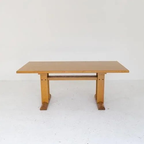 Ash Dining Table from T70, 1980s For Sale - Image 10 of 10