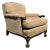 Antique Ball & Claw Upholstered Club Chair For Sale