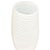 White Ribbed Textured Coiled "Coco" Ceramic Vase W/ Matte Finish by Bahari For Sale - Image 8 of 10