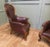 Victorian Leather Spoon-Back Easy Chairs, Set of 2 For Sale - Image 6 of 9