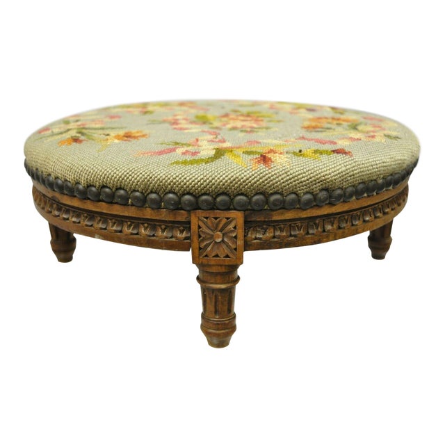 Early 20th Century Round French Louis XVI Style Small Antique