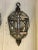Silver Tin Glass and Mirrored Faceted Lantern Sconces -A Pair For Sale - Image 8 of 10