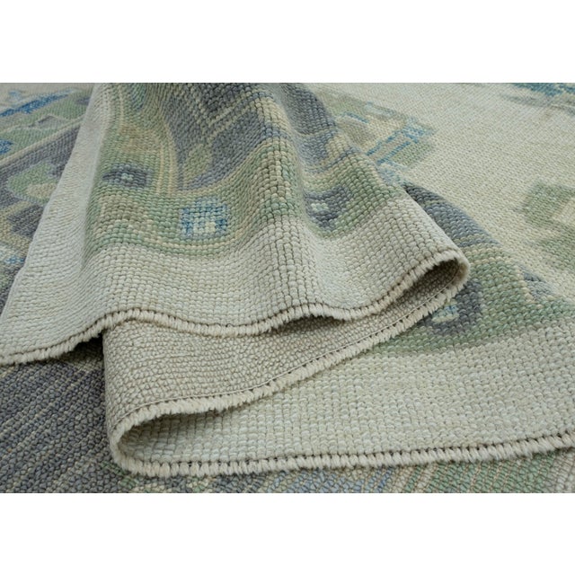 Gray Turkish Oushak Square Rug 11'9" x 11'10" #18115 For Sale - Image 8 of 8