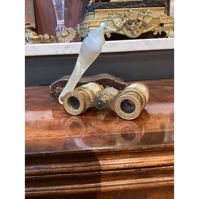 Early 20th Century Patented French Antique Opera Glasses With Original Case For Sale - Image 5 of 5
