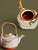 Tan Vintage Mid-Century Modern Otagiri Japan Stoneware Seagull-Rattan Handle-Ceramic-Coastal Teapot For Sale - Image 8 of 11