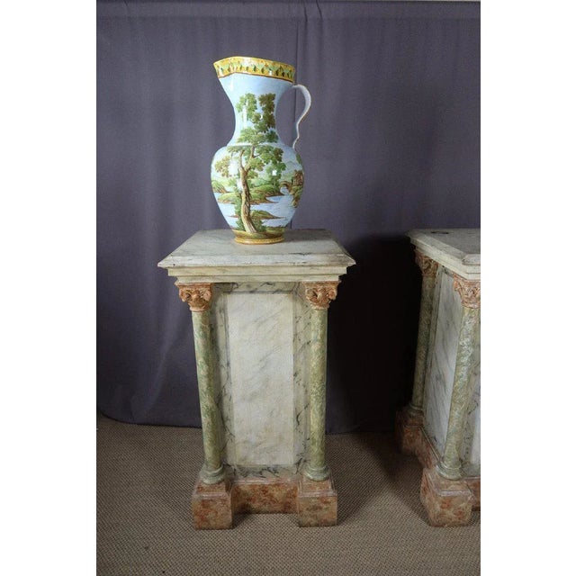Green Vintage Italian Vase For Sale - Image 8 of 13