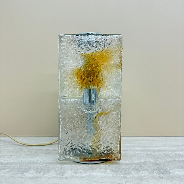 Murano Glass Table Lamp by Toni Zuccheri for Mazzega, 1970s For Sale - Image 6 of 17