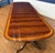 Leighton Hall Furniture Traditional Multi-Banded Georgian Style Mahogany Dining Table by Leighton Hall - Showroom Sample For Sale - Image 4 of 16