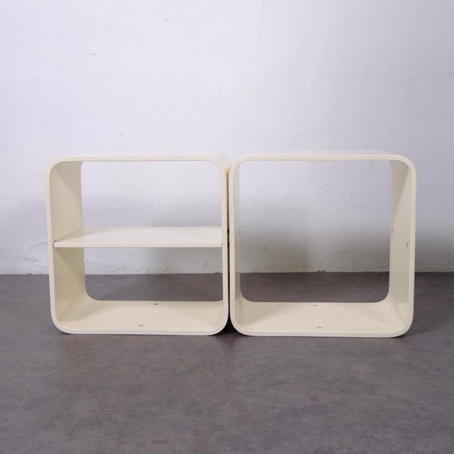 Modular Bookcases in Lacquered Wood attributed to Carlo De Carli for Fiarm, 1970s, Set of 2 For Sale - Image 6 of 17
