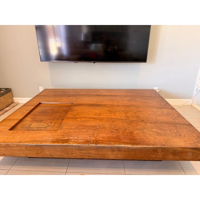 This is a solid Koa coffee table. It's been with my family for over 20 years. We are moving to a smaller place and...